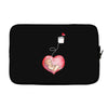 Mom and Baby are Connected to the Heart Laptop sleeve