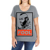 fool b.a. baracus Ladies Curvy T-Shirt
