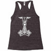 thorshammer mj&ouml;lnir odin wikinger germanen Racerback Tank