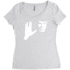 spock star trek leonard nimoy tribute Women's Triblend Scoop T-shirt