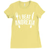 i beat anorexia Ladies Fitted T-Shirt