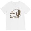 go climb a cactus V-Neck Tee