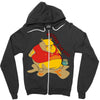 winnie le porc Zipper Hoodie
