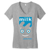 blur milk coffee and tv rock music band Women's V-Neck T-Shirt