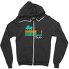 cabo san lucas distressed Zipper Hoodie