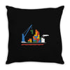 russian cargo Throw Pillow