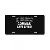 commassavenavy License Plate
