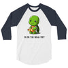 ninja diet 3/4 Sleeve Shirt