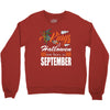 Halloween Kings Are Born In September Crewneck Sweatshirt