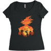beautiful sunset Women's Triblend Scoop T-shirt