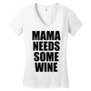 mamma needs some vino divertente Women's V-Neck T-Shirt