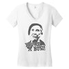 new rocky balboa movie mickey you're a bum Women's V-Neck T-Shirt