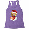 pop art christmas Racerback Tank