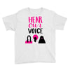 Women's March Hear Our Voice Youth Tee