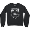 original parts vintage established 1954 perfectly aged Crewneck Sweatshirt
