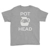 pot head coffee lover Youth Tee