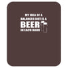 beer drinkers beer diet balance Mousepad