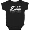 Dogs Because People Suck Baby Bodysuit