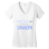get promoted to grandpa Women's V-Neck T-Shirt
