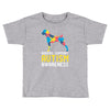 boxers support autism awareness Toddler T-shirt