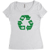 rock paper scissors Women's Triblend Scoop T-shirt