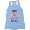 camping lady Racerback Tank