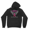 my hero is now my angel breast cancer awareness Unisex Hoodie
