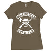 the walking dead survivor Ladies Fitted T-Shirt
