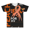wear peach for  my [you can write any name] All Over Men's T-shirt