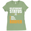 relationship status taken by a roofer Ladies Fitted T-Shirt