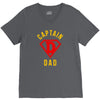 captain dad hero V-Neck Tee