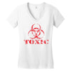 toxic biohazard Women's V-Neck T-Shirt