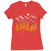 camp forest Ladies Fitted T-Shirt