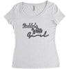 text effect 7 Women's Triblend Scoop T-shirt