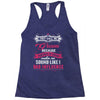 they call me gram partner in crime Racerback Tank