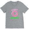 donut worry V-Neck Tee