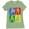 4 Super Hero Ladies Fitted T-Shirt
