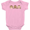 new! monkey Baby Bodysuit