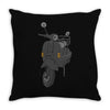 classic scooter Throw Pillow