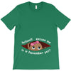 November Peeking Out Baby Girl T-Shirt