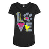 love teal best trending Maternity Scoop Neck T-shirt