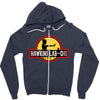hawkins lab parody Zipper Hoodie