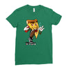 pizza smoking (2) Ladies Fitted T-Shirt