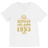 kings are born in 1993 V-Neck Tee