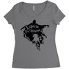 expecto patronum Women's Triblend Scoop T-shirt