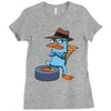 perry agent p Ladies Fitted T-Shirt