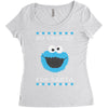 no cookies for santa Women's Triblend Scoop T-shirt