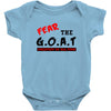 fear the goat Baby Bodysuit
