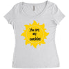 You Are My Sunshine Women's Triblend Scoop T-shirt