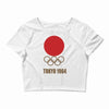 retro tokyo 1964 olympic games Crop Top